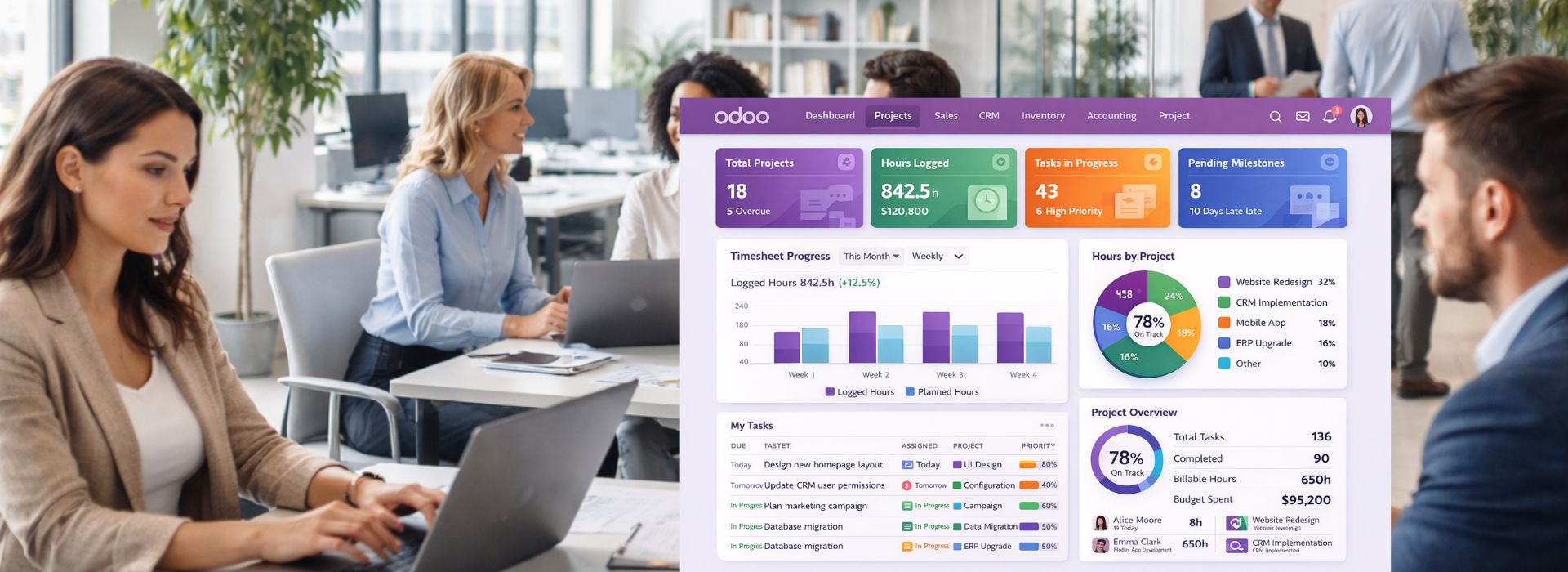 Odoo para Empresas de Servicios Profesionales